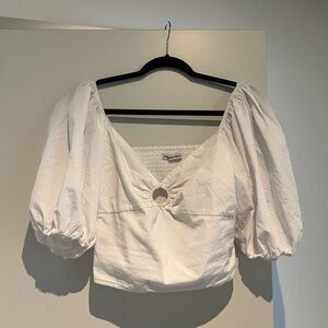 Abercrombie puff sleeve top